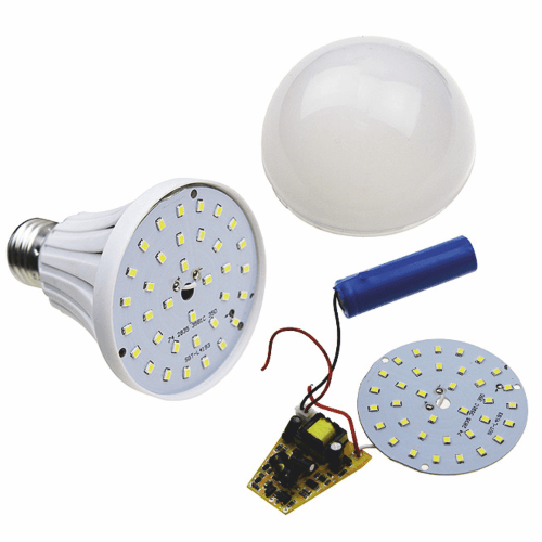 9W Şarjlı Led Ampul Beyaz 6500K E27 Duy