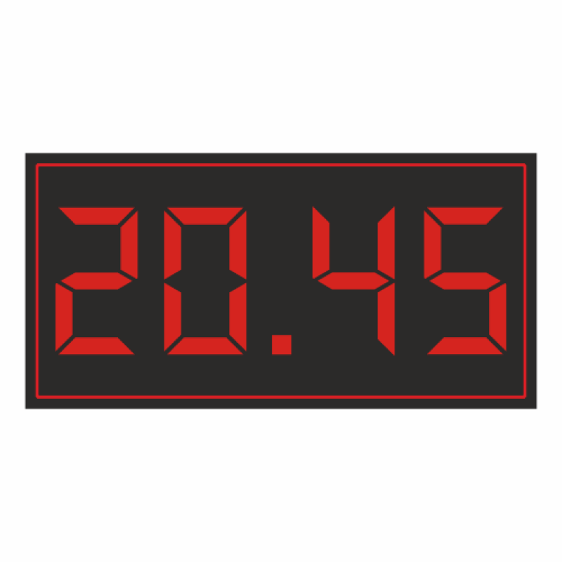 Benzinlik Fiyat Panosu 32x64 Benzinlik Fiyat Panosu 32x64