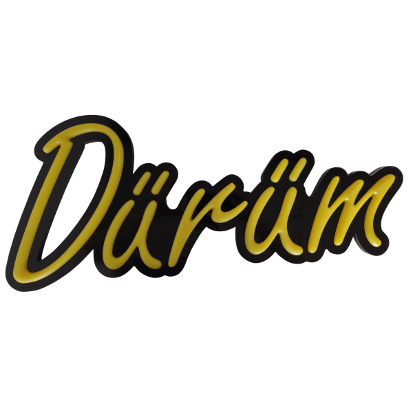 Dürüm Leon Led Tabela Işıklı 30x73CM