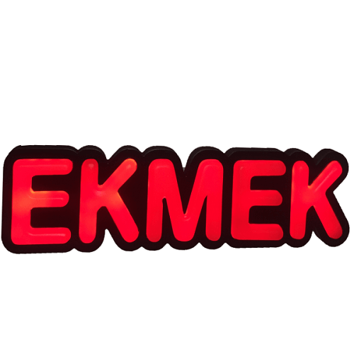 Ekmek Leon Led Tabela Işıklı 11x41CM Ekmek Leon Led Tabela Işıklı 11x41CM