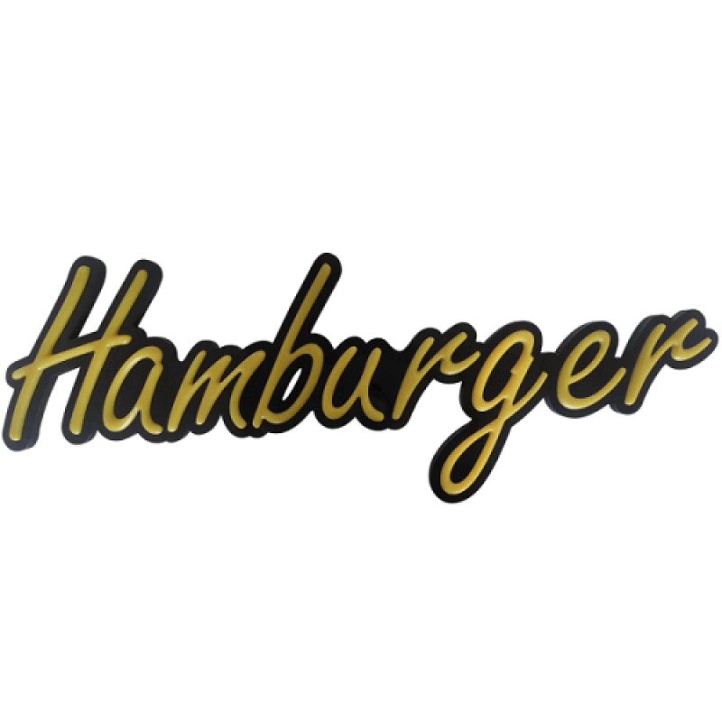 Hamburger Leon Led Tabela Işıklı 45x122CM