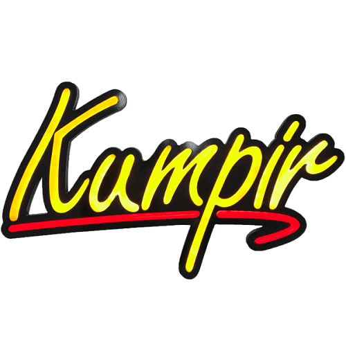 Kumpir Leon Led Tabela Işıklı 44x80CM