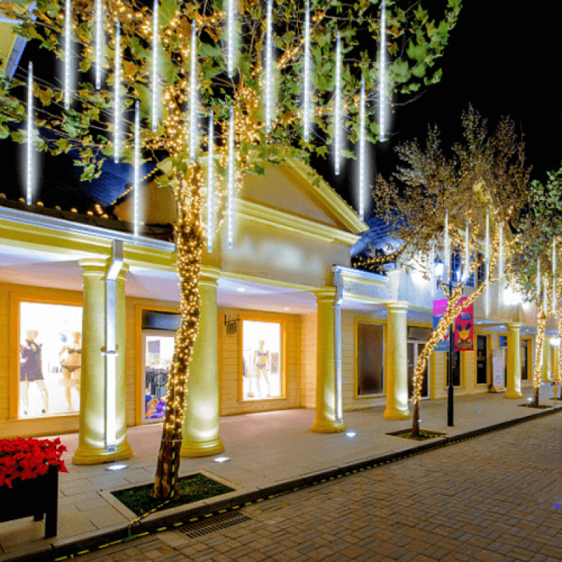 Meteor Yağmur Akan Led Rgb 50CM (10 Adet)