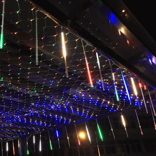 Meteor Yağmur Akan Led Rgb 50CM (10 Adet)