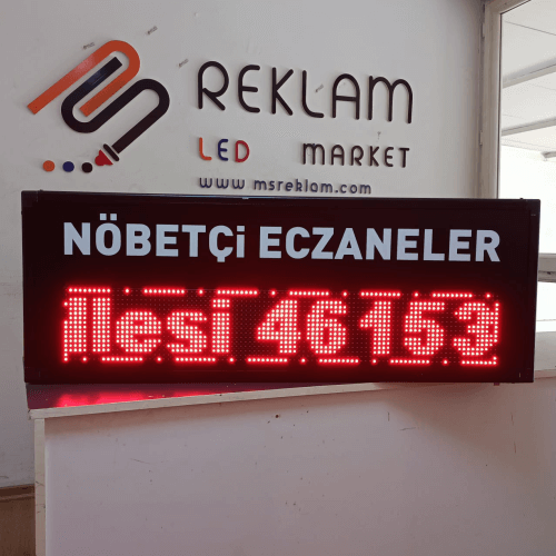 Nöbetçi Eczane Led Tabela 40x110CM