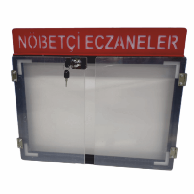 Nöbetçi Eczane Panosu 57x48