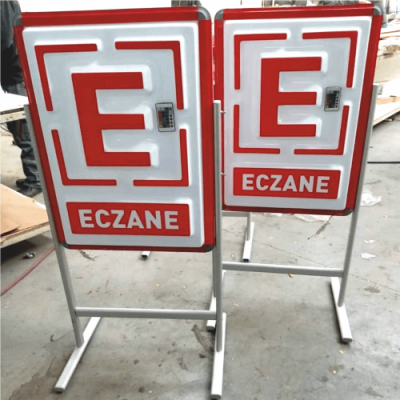 Nöbetçi Eczane Tabelası Led Işıklı - Çakarlı