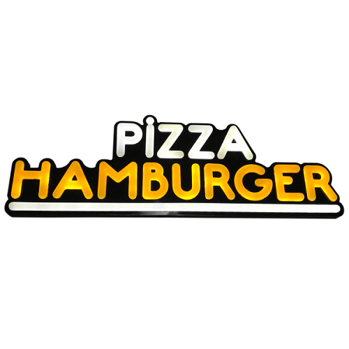 Pizza Hamburger Leon Led Tabela Işıklı 21x63CM Pizza Hamburger Leon Led Tabela Işıklı 21x63CM
