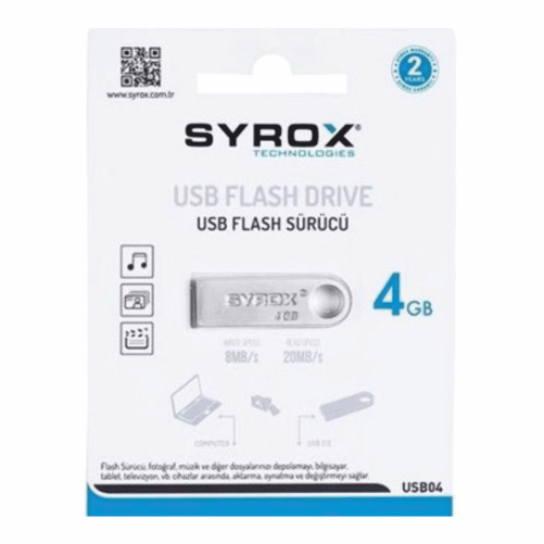 Syrox 4GB Led Tabela Usb Flash Bellek Syrox 4GB Led Tabela Usb Flash Bellek