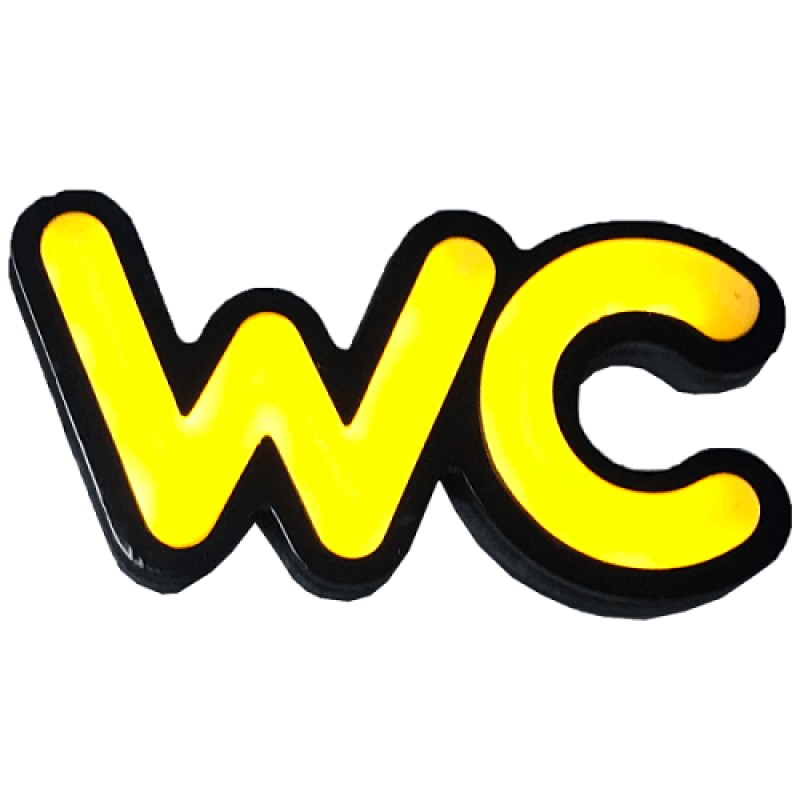 WC Leon Led Tabela Işıklı 9x18CM WC Leon Led Tabela Işıklı 9x18CM