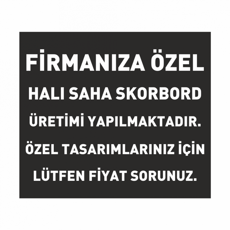 Halı Saha Skorbord Panosu Halı Saha Skorbord Panosu