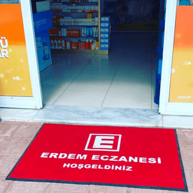 Eczane Logolu Halı Paspas 40x60CM