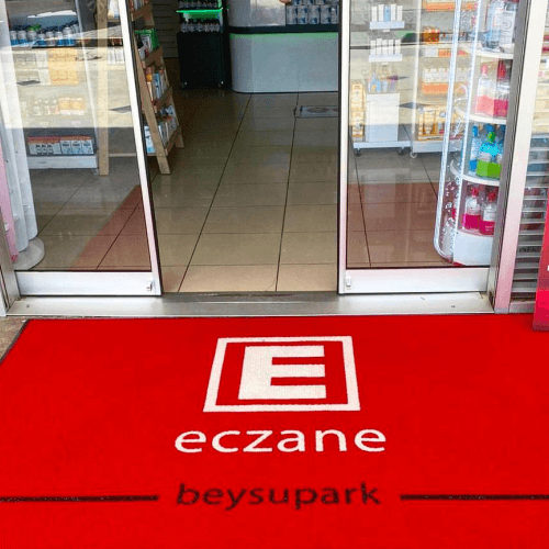 Eczane Logolu Halı Paspas 40x60CM