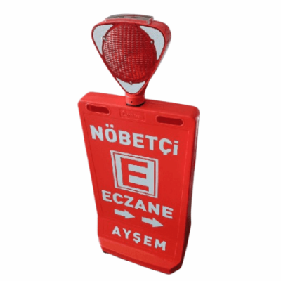 Nöbetçi Eczane Dubası Güneş Enerjili ve Flaşörlü