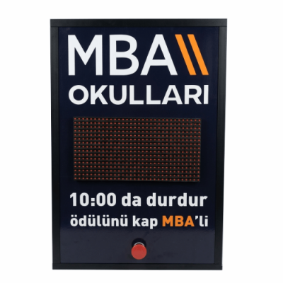 Kronometre 45x65CM Tam 10:00’da Durdur, Bedava Ödülü Kap!